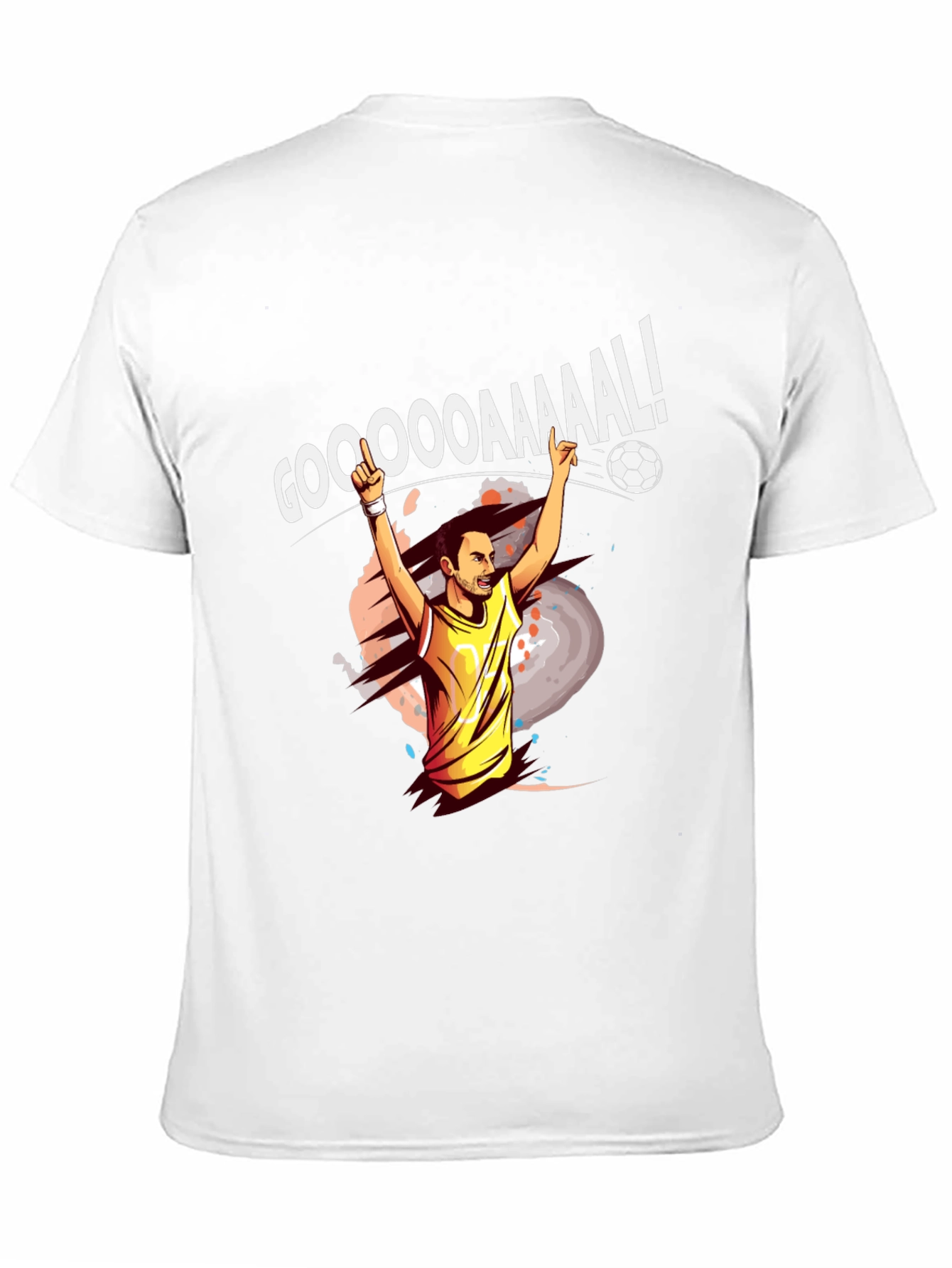 GOOOAAAAL! Soccer Celebration Graphic Tee - Black