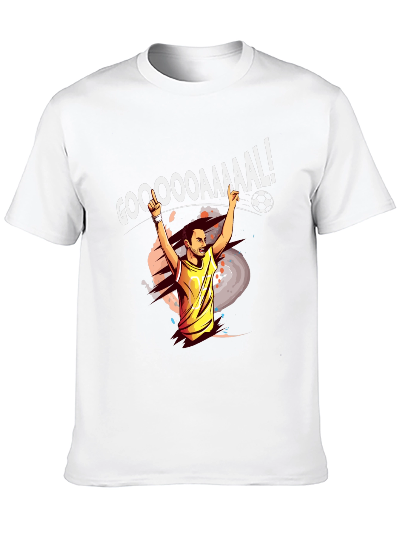 GOOOAAAAL! Soccer Celebration Graphic Tee - Black