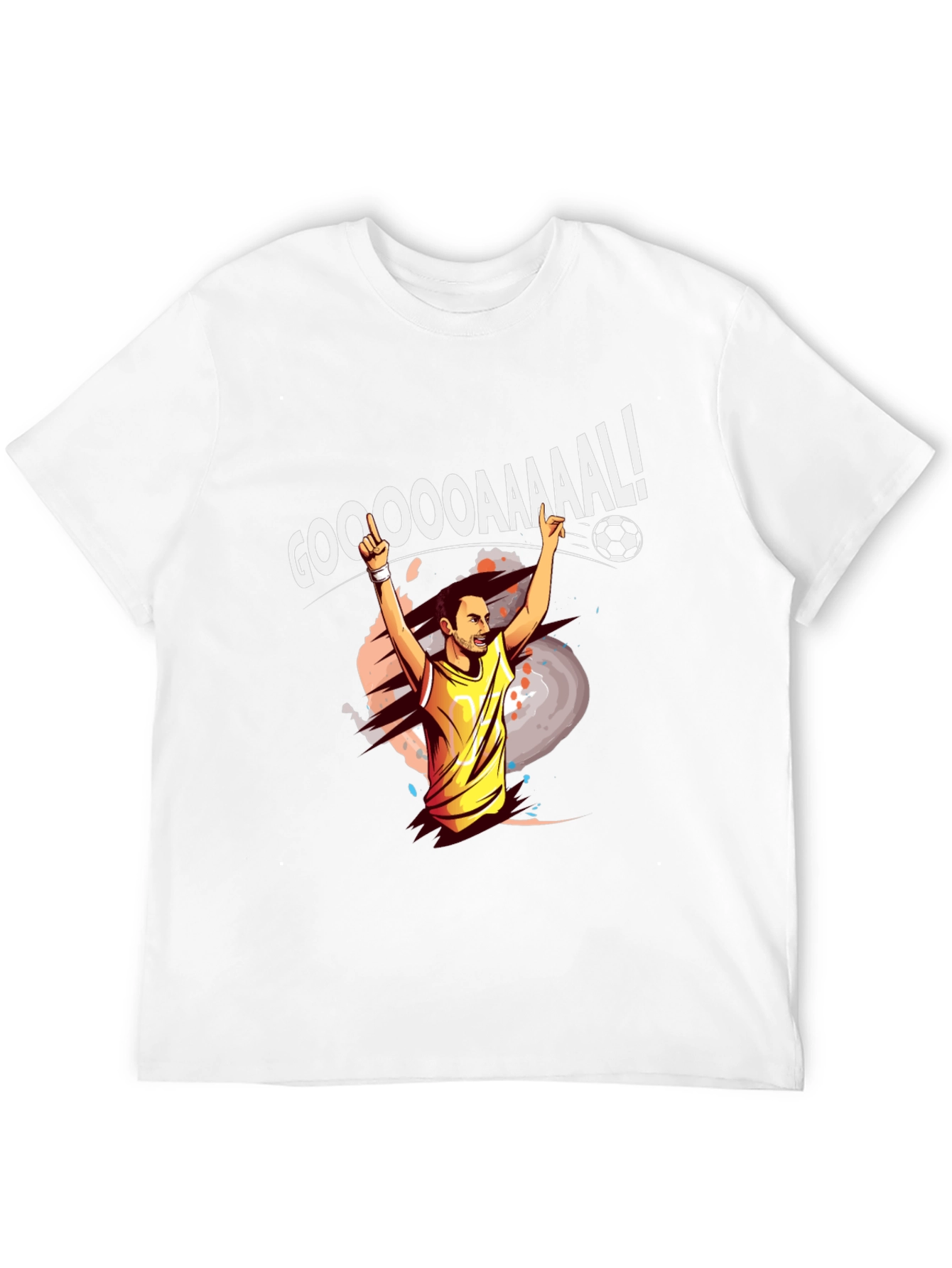 GOOOAAAAL! Soccer Celebration Graphic Tee - Black