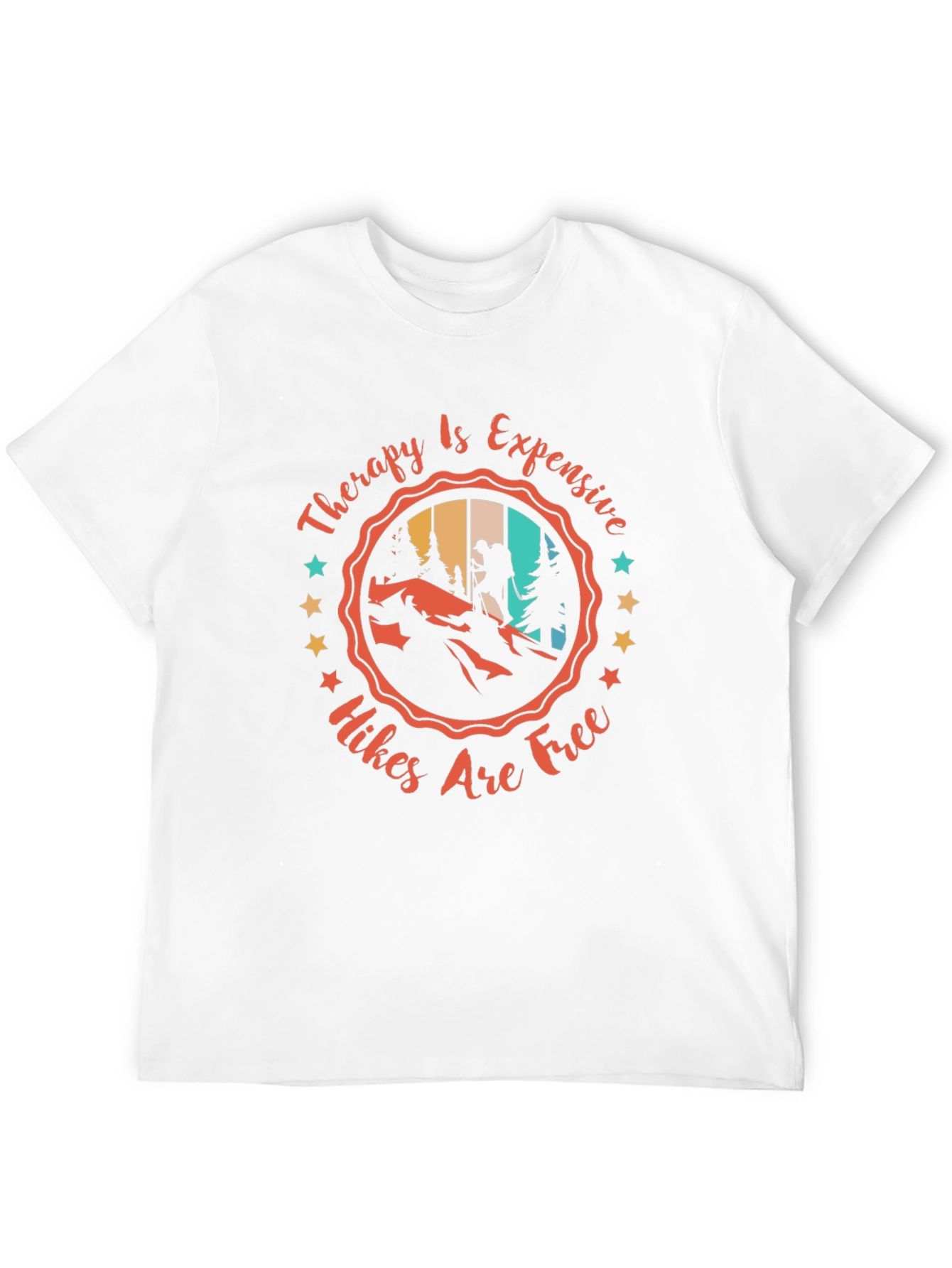 Hiking Therapy T-Shirt - Hikes Are Free