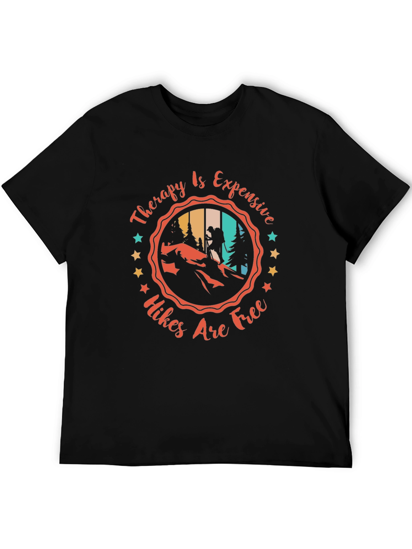 Hiking Therapy T-Shirt - Hikes Are Free