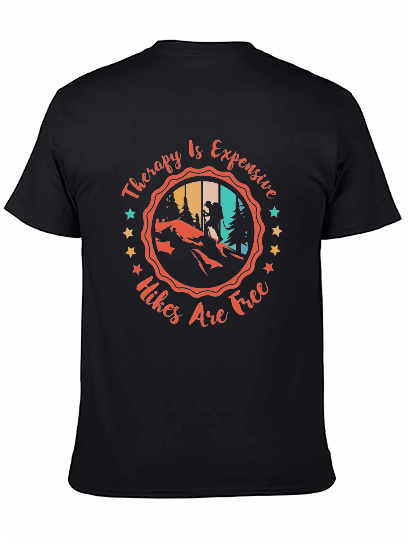 Hiking Therapy T-Shirt - Hikes Are Free