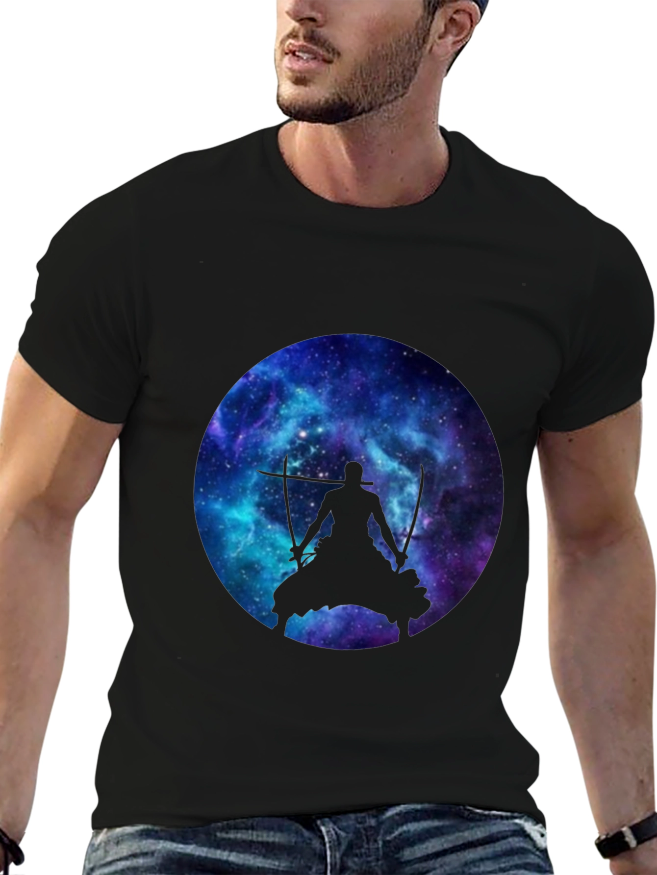 Galaxy Zoro T-Shirt - Anime Inspired Black Tee