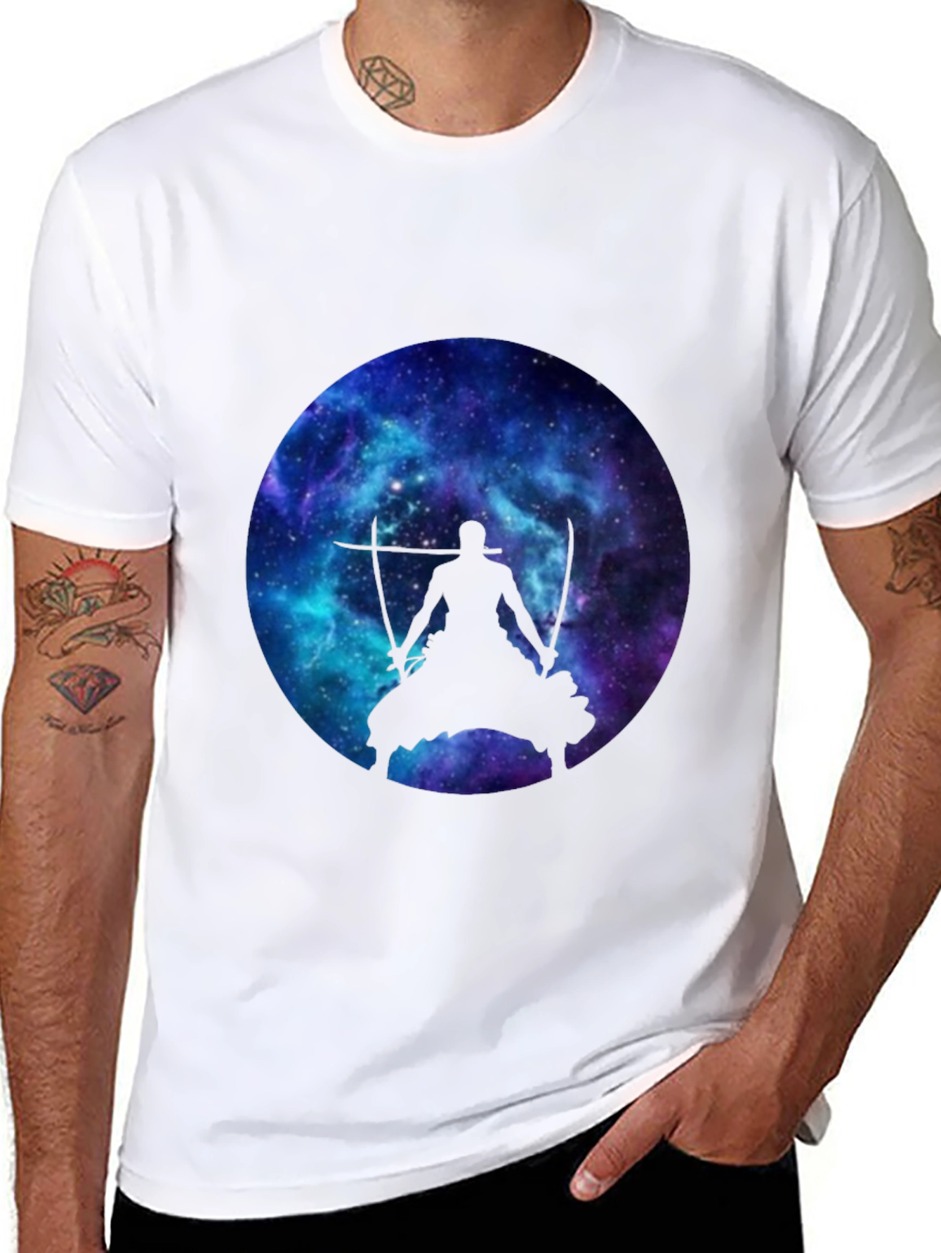 Galaxy Zoro T-Shirt - Anime Inspired Black Tee