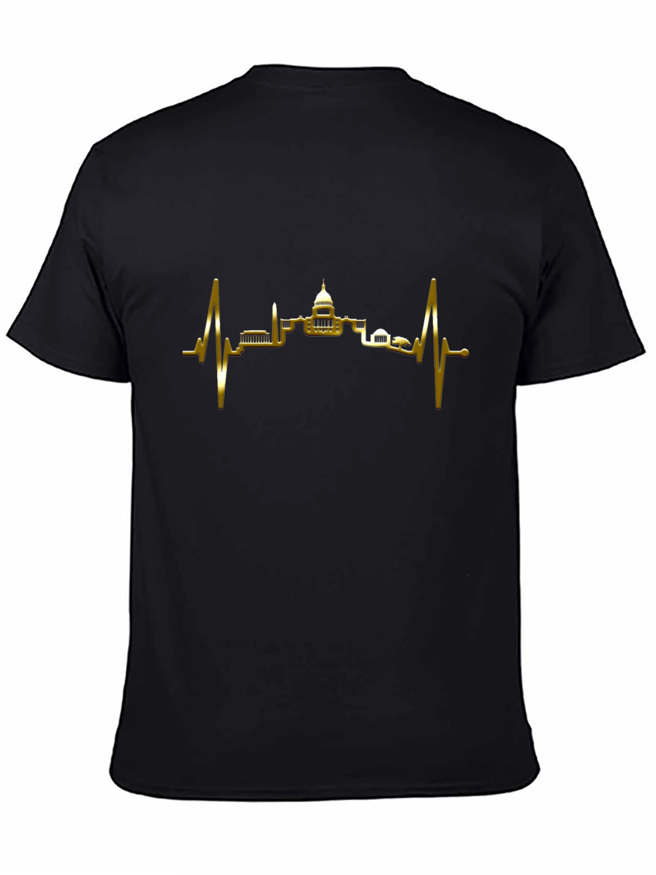 Heartbeat Skyline T-Shirt - City Pulse Tee