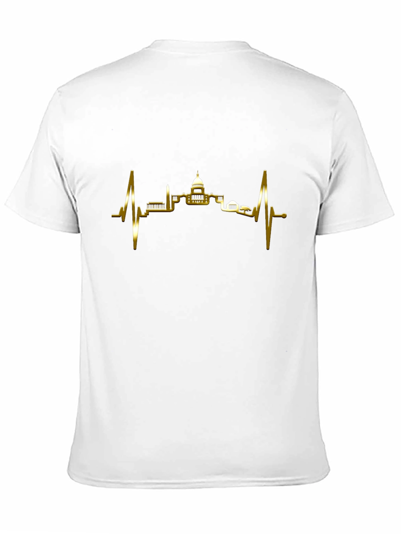 Heartbeat Skyline T-Shirt - City Pulse Tee