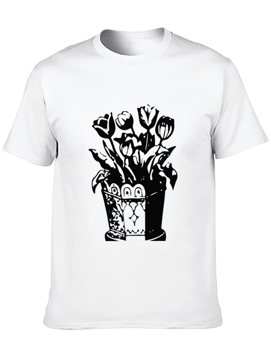 Black Tulip Bouquet Tee