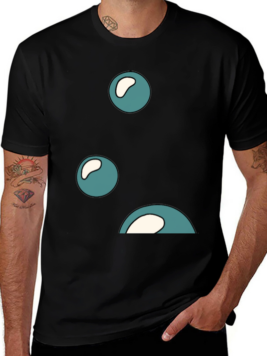 Bubbles Graphic Black T-Shirt