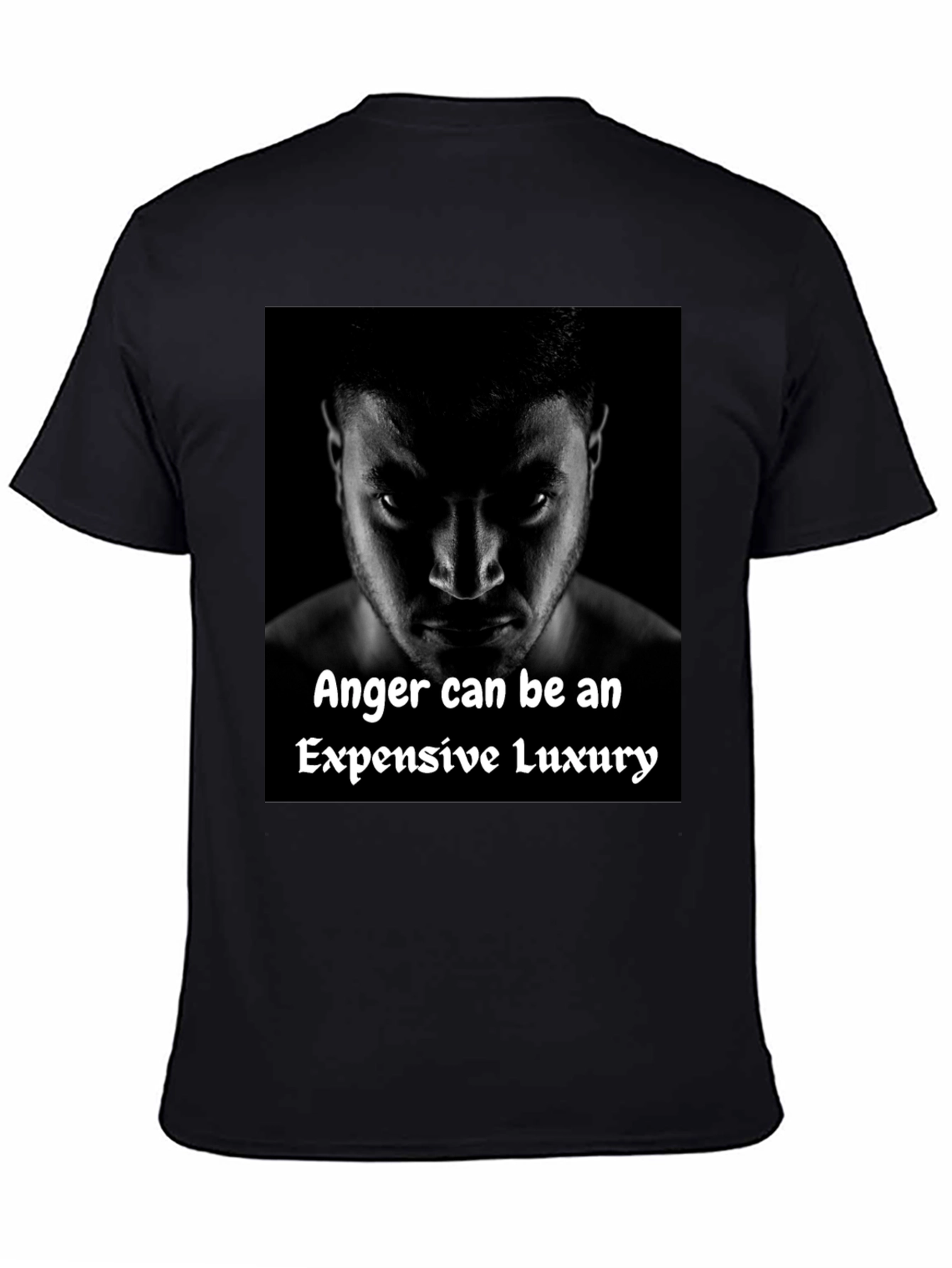 Anger Luxury Black Graphic Tee