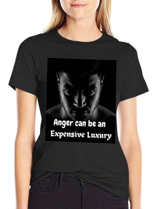Anger Luxury Black Graphic Tee
