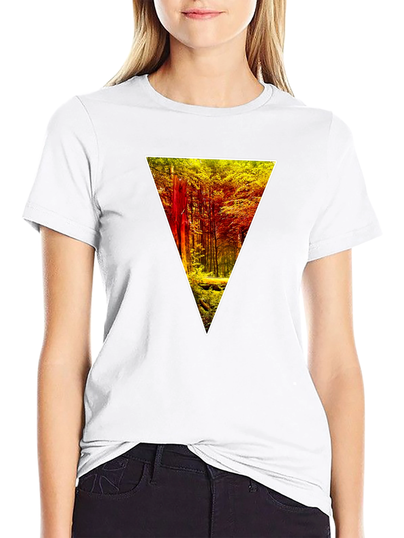 Triangle Forest Graphic Tee