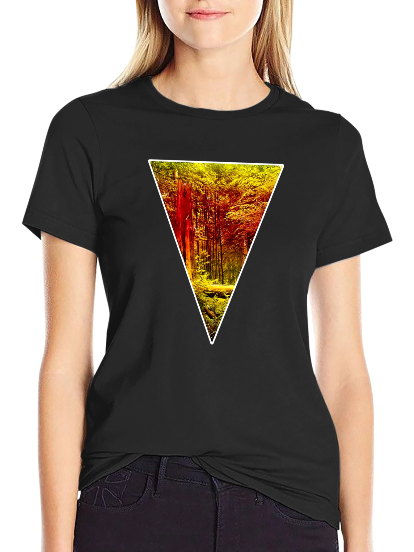 Triangle Forest Graphic Tee