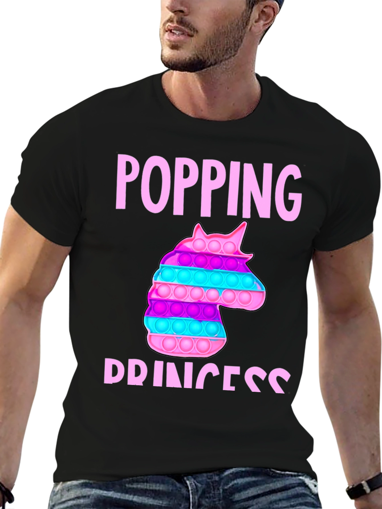 Popping Princess Unicorn Bubble Pop T-Shirt
