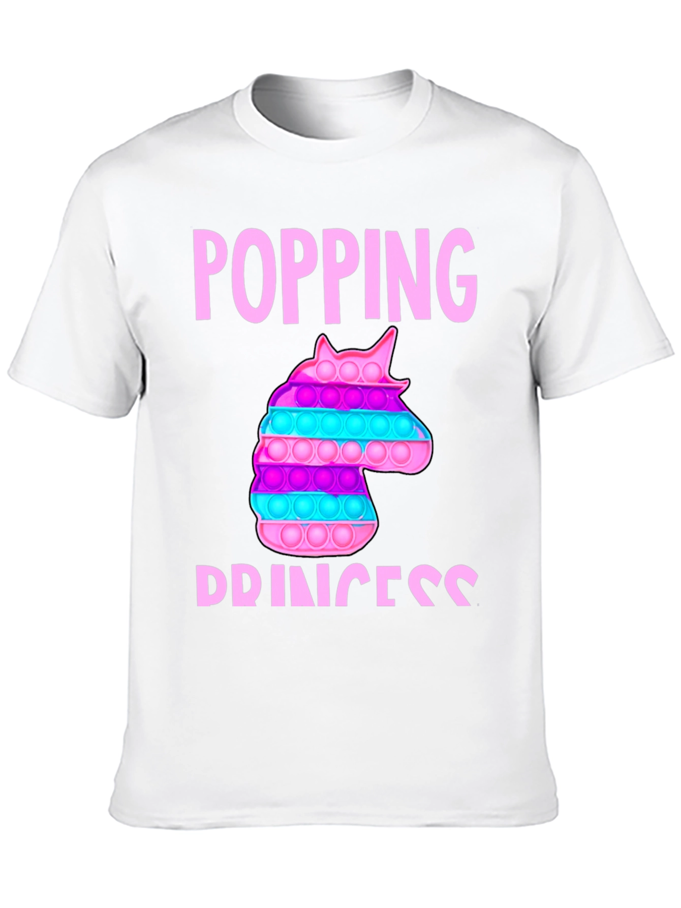 Popping Princess Unicorn Bubble Pop T-Shirt