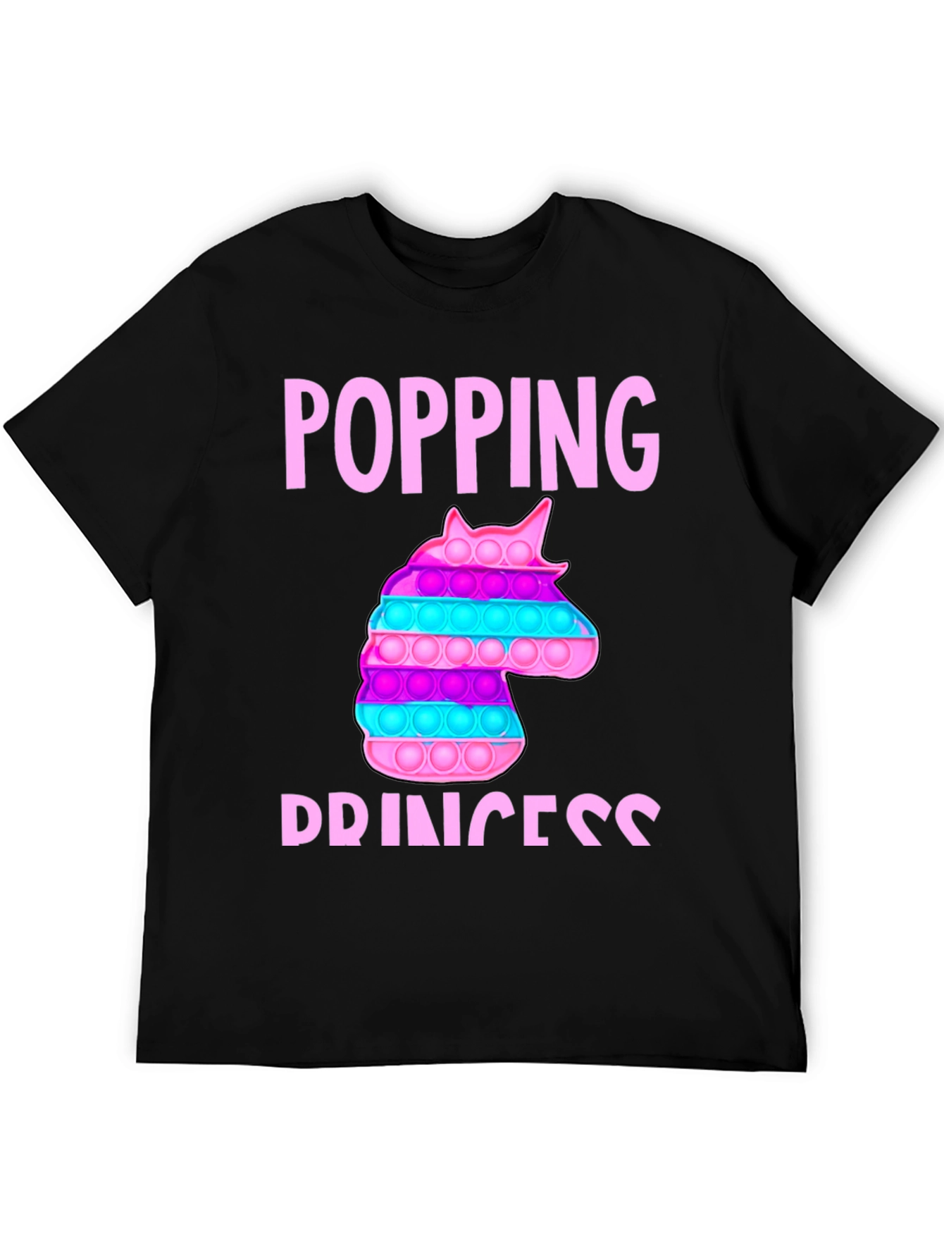 Popping Princess Unicorn Bubble Pop T-Shirt