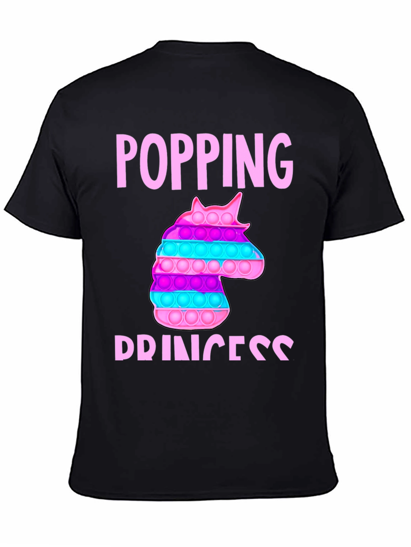Popping Princess Unicorn Bubble Pop T-Shirt