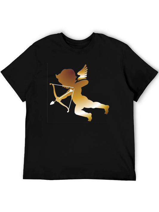 Cupid Graphic T-Shirt - Valentines Day Angel Tee