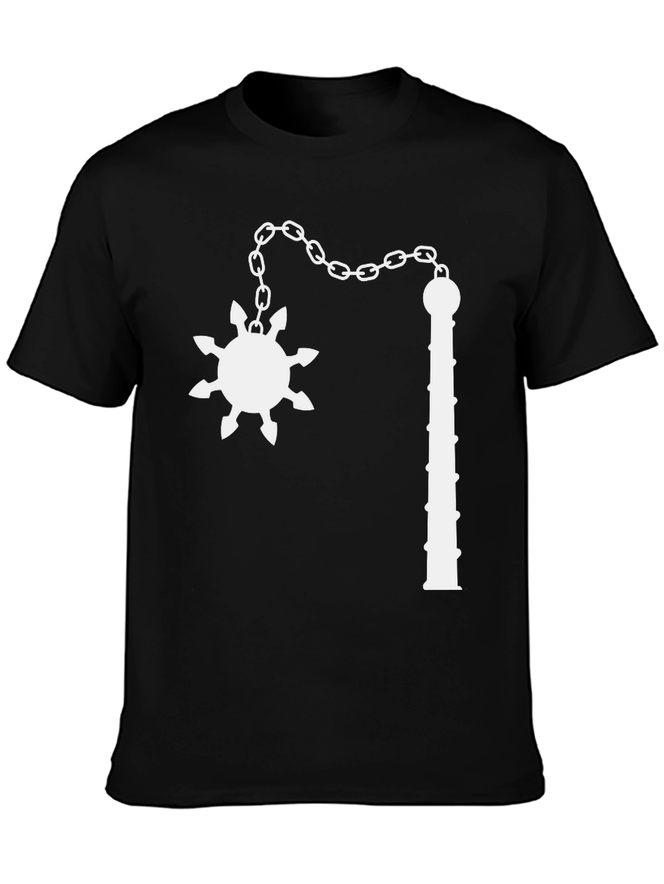 Flail Graphic Tee - Black Cotton Shirt