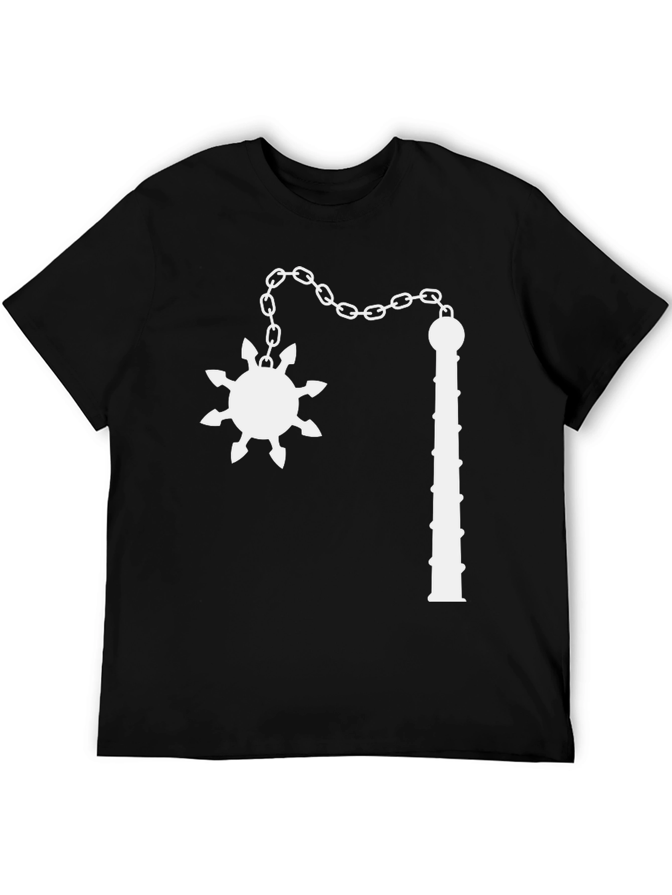 Flail Graphic Tee - Black Cotton Shirt