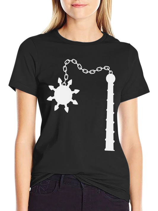 Flail Graphic Tee - Black Cotton Shirt
