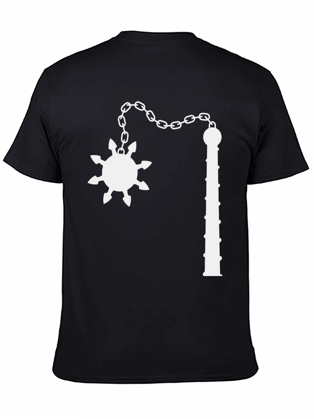 Flail Graphic Tee - Black Cotton Shirt