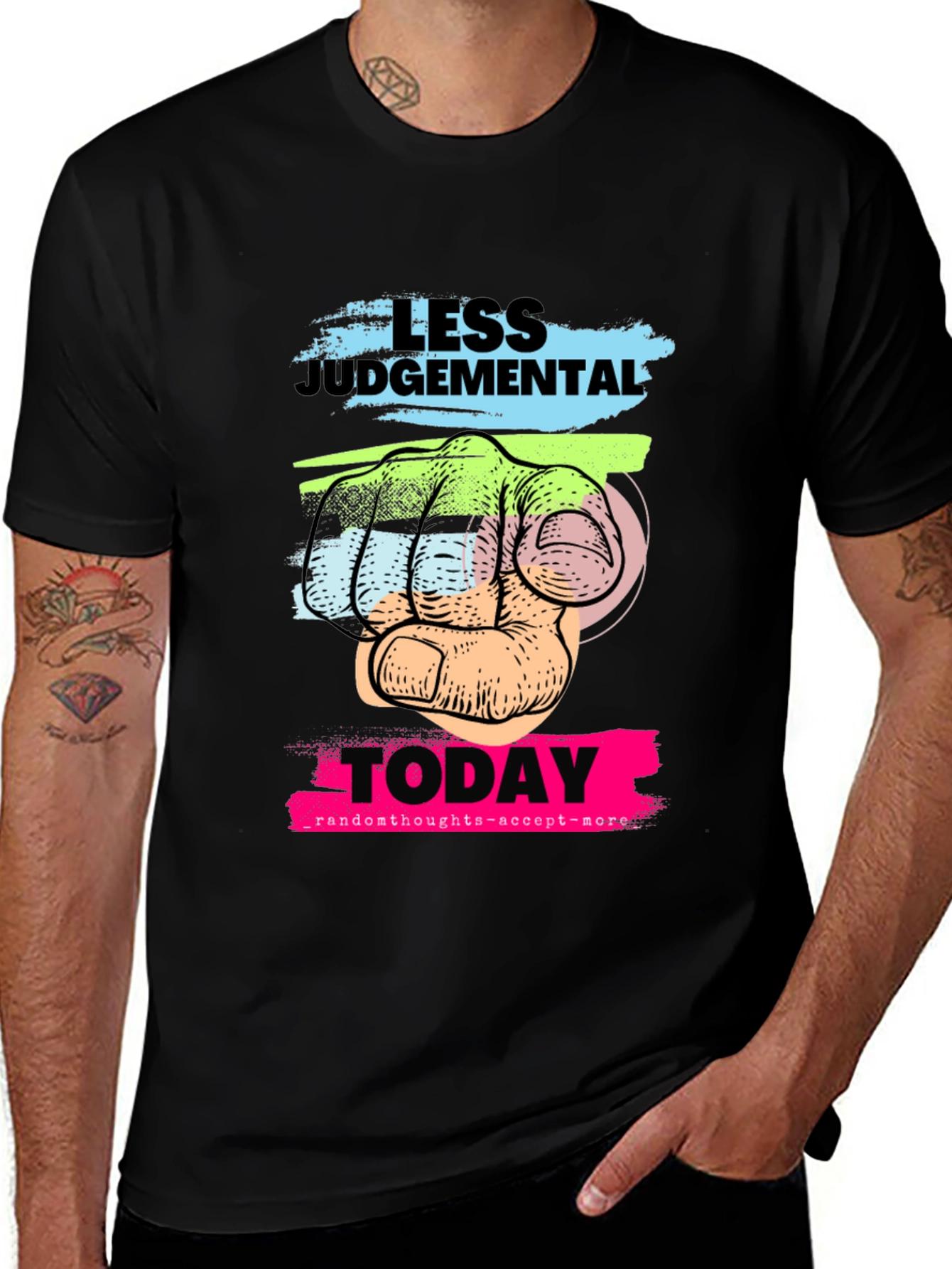 Less Judgemental Today Graphic T-Shirt