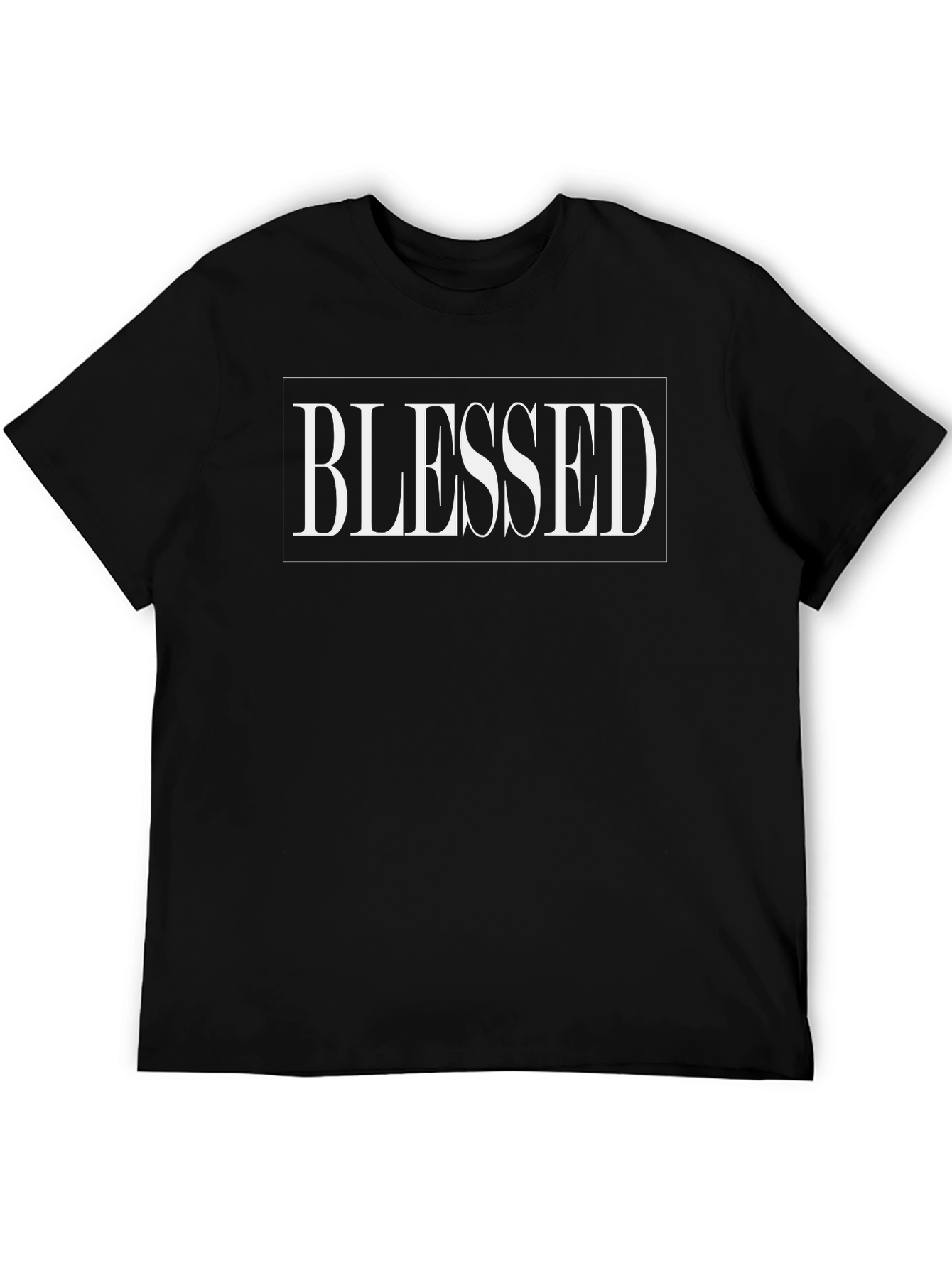 Blessed Black T-Shirt - Religious Graphic Tee