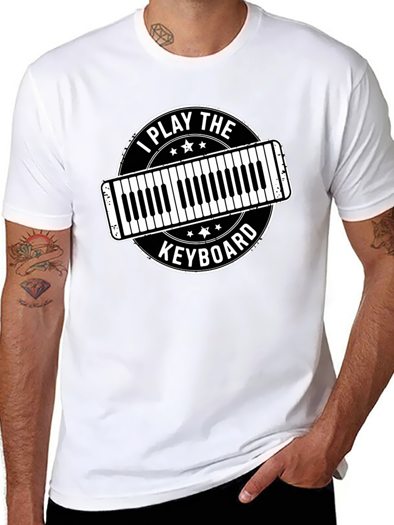I Play The Keyboard Graphic T-Shirt