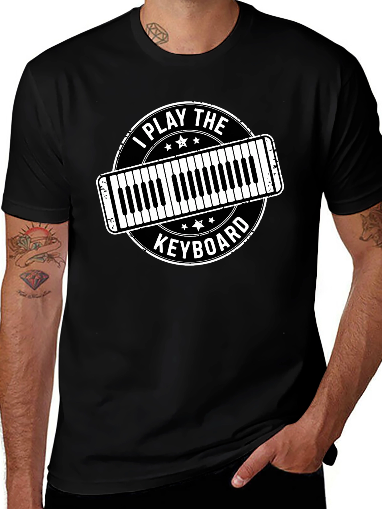 I Play The Keyboard Graphic T-Shirt