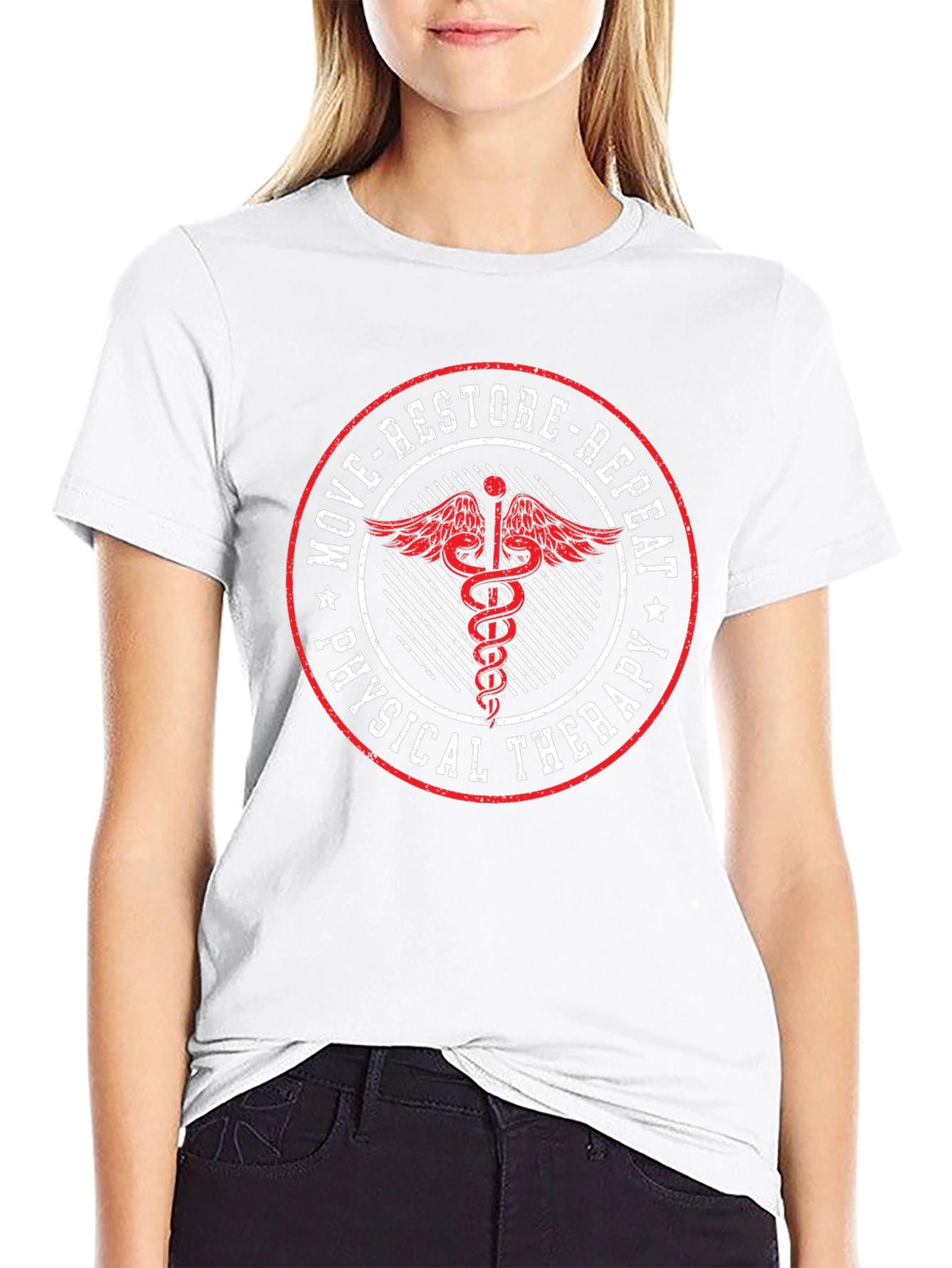 Physical Therapy T-Shirt - Move Restore Repeat