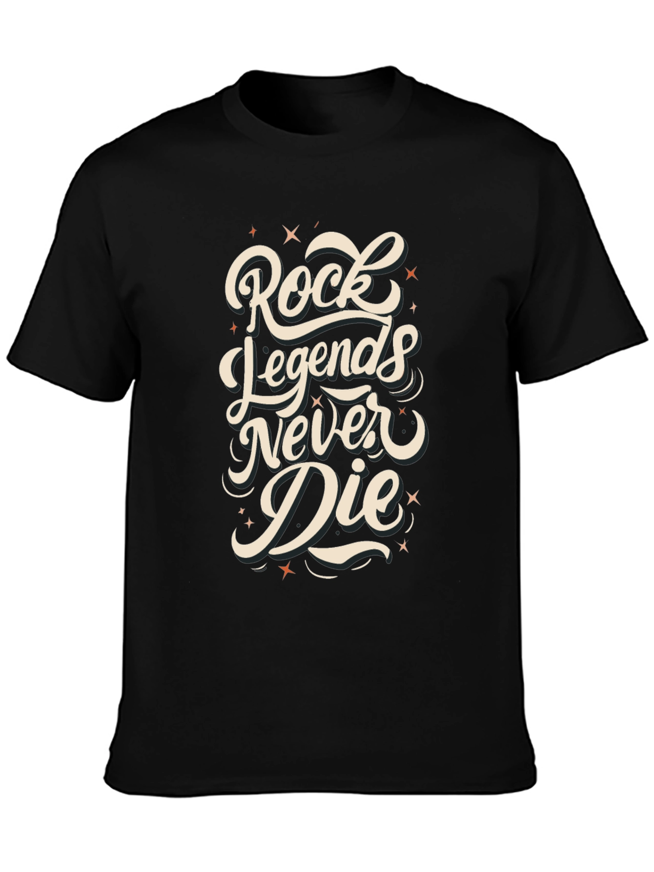 Rock Legends Never Die Graphic T-Shirt