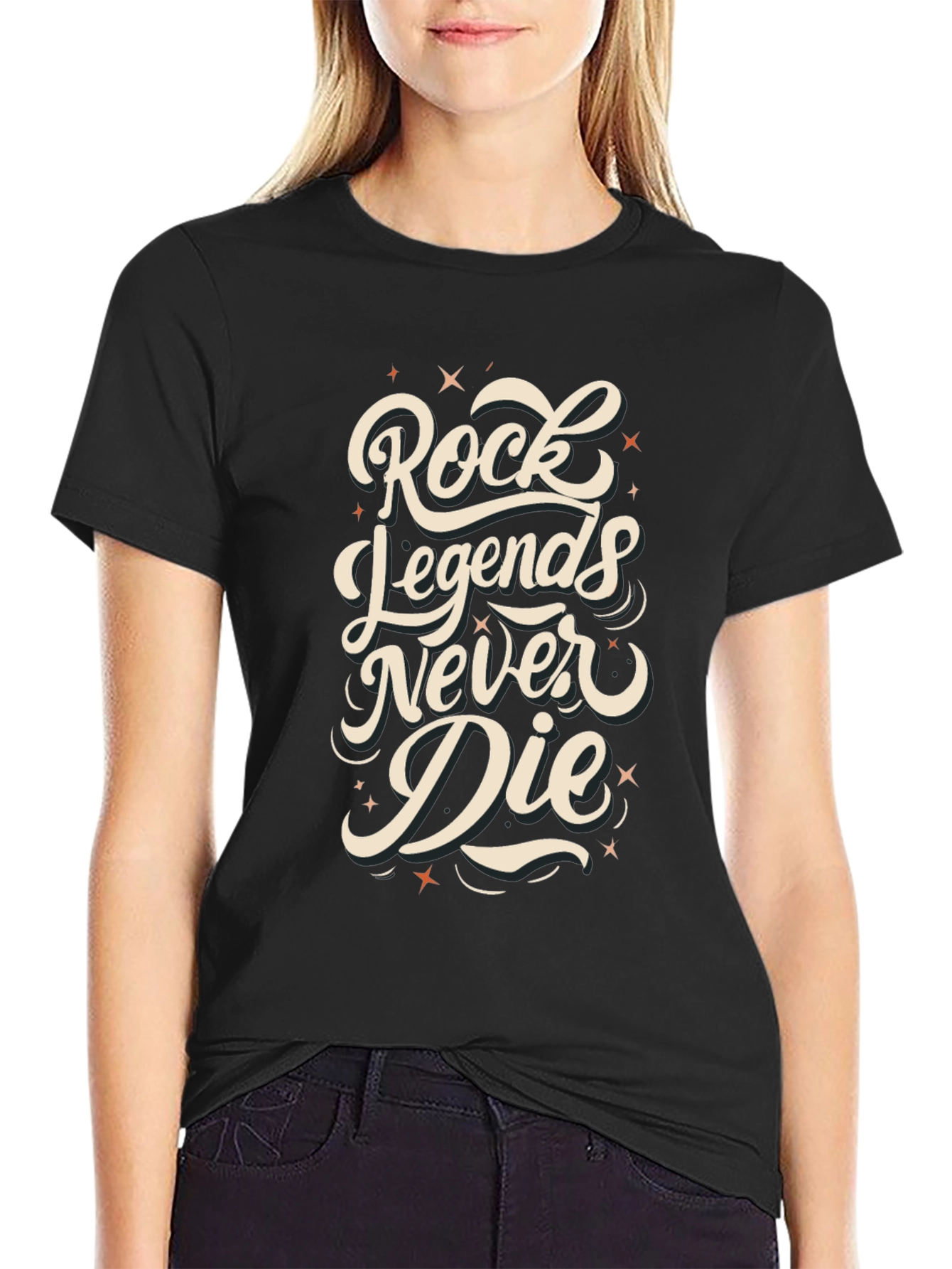 Rock Legends Never Die Graphic T-Shirt