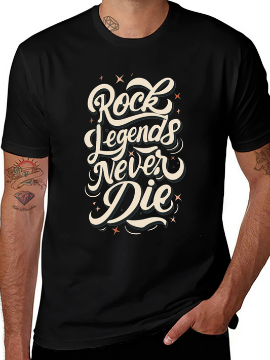 Rock Legends Never Die Graphic T-Shirt