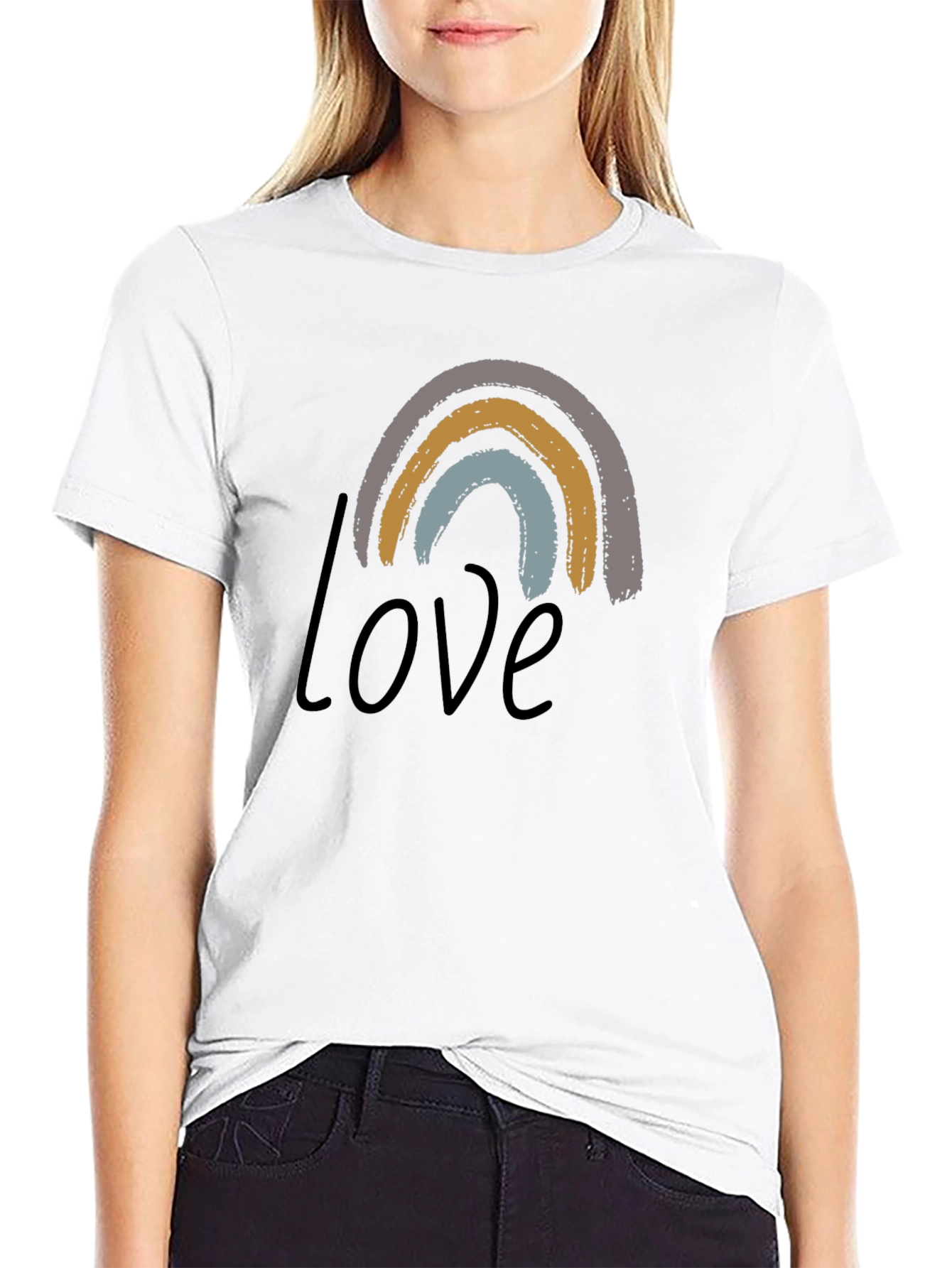 Love Rainbow Graphic T-Shirt