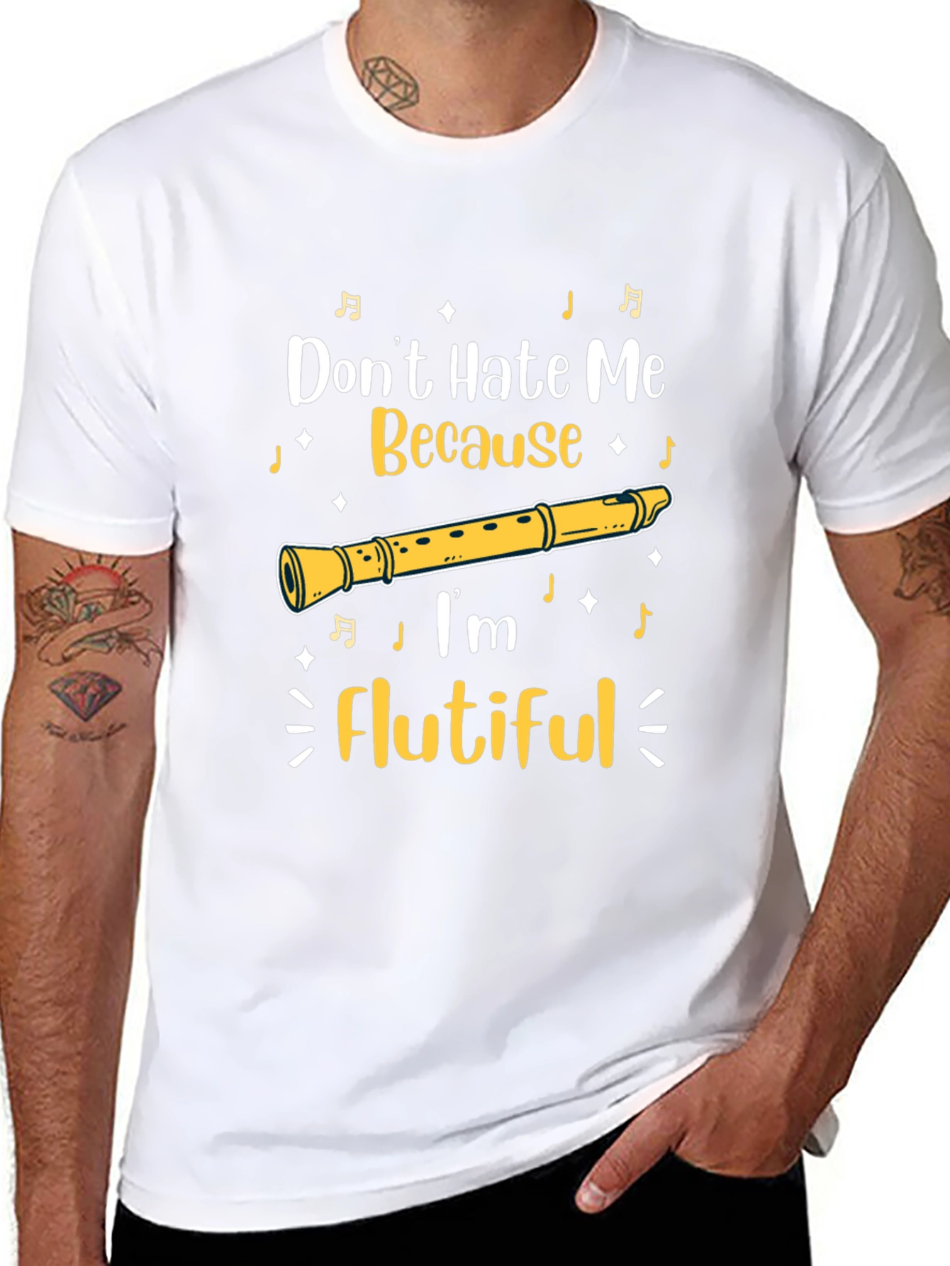 Flutiful T-Shirt: Dont Hate Me Because Im Flutiful!