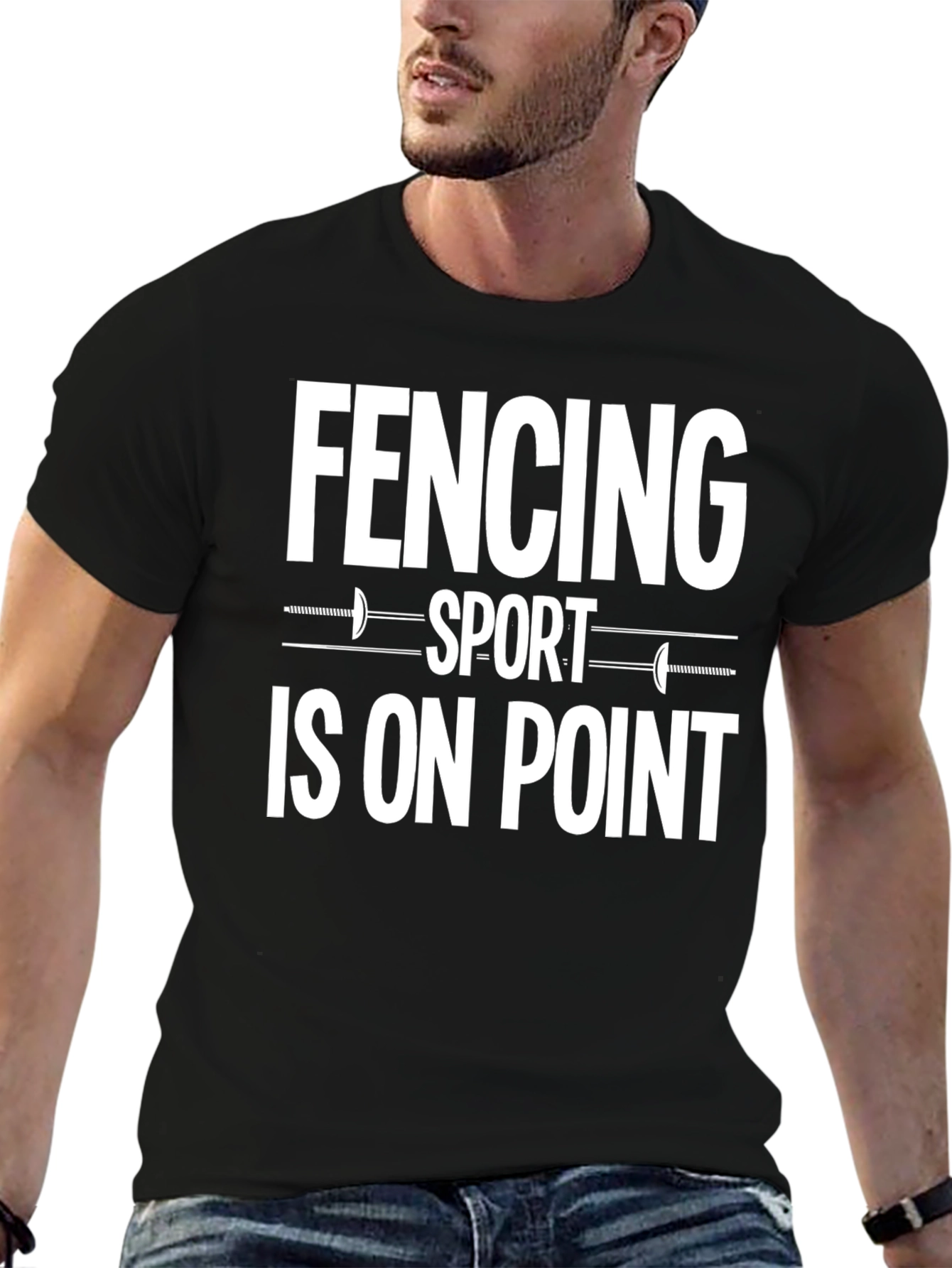 Fencing Sport T-Shirt - On Point Design