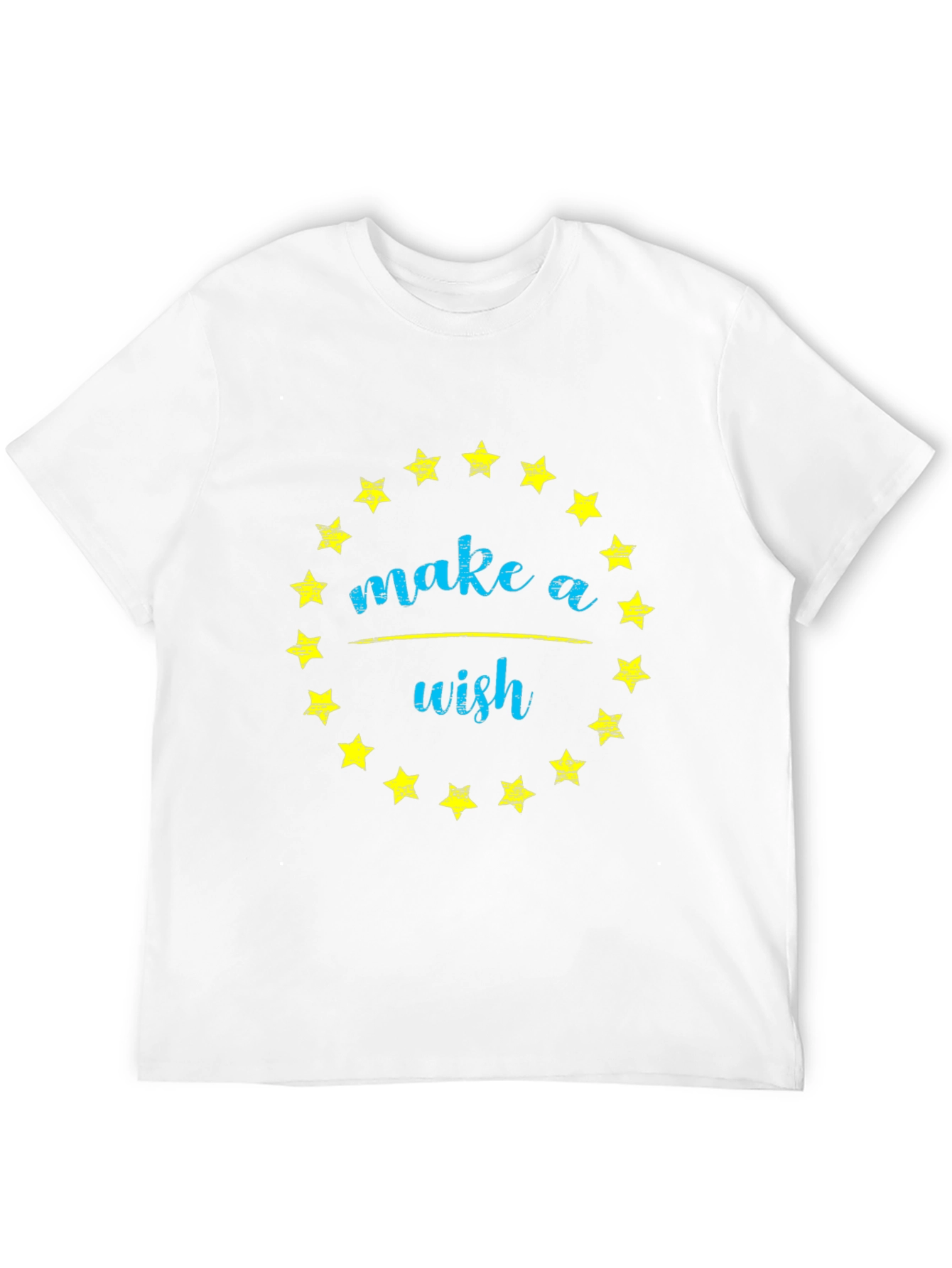 Make a Wish T-Shirt - Star Circle Graphic Tee