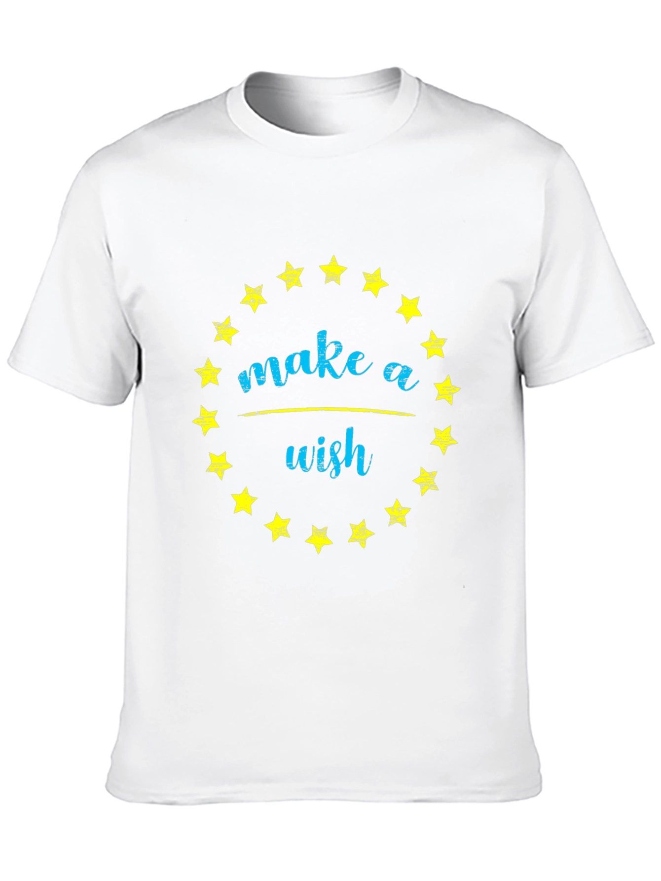 Make a Wish T-Shirt - Star Circle Graphic Tee