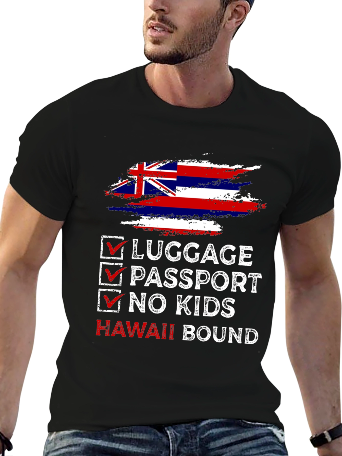 Hawaii Bound Checklist T-Shirt