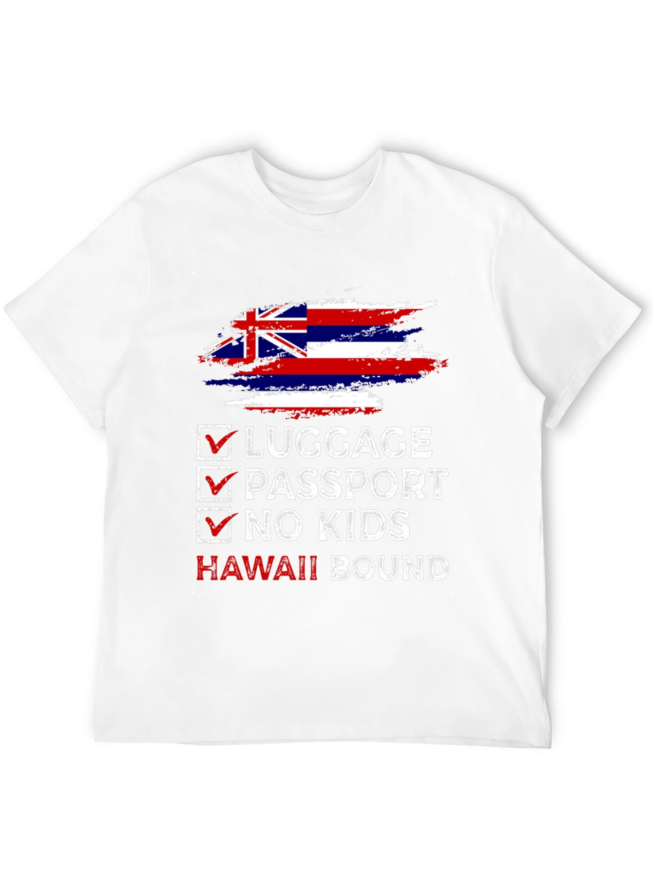 Hawaii Bound Checklist T-Shirt