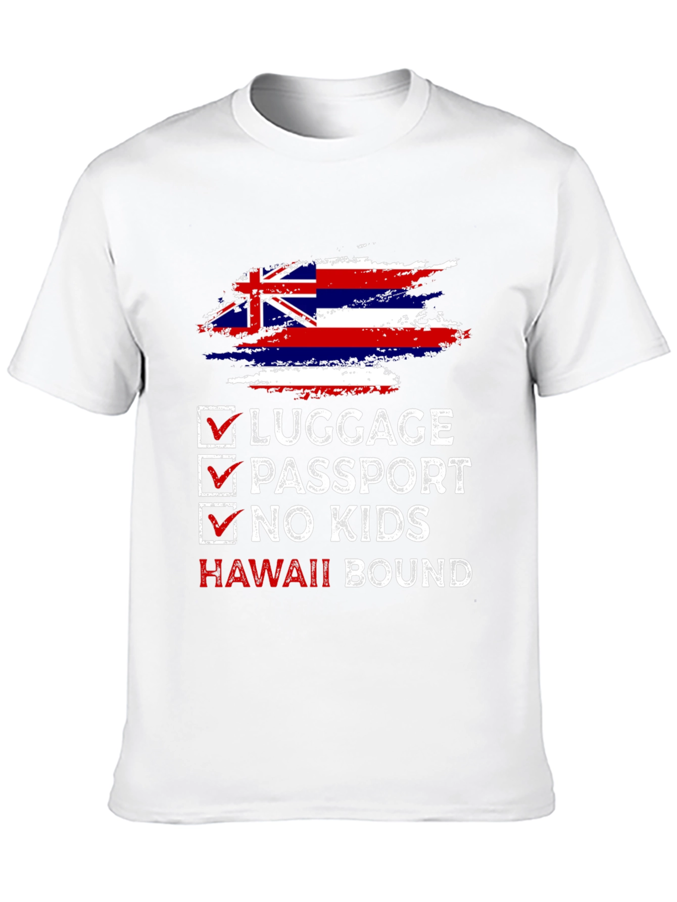 Hawaii Bound Checklist T-Shirt