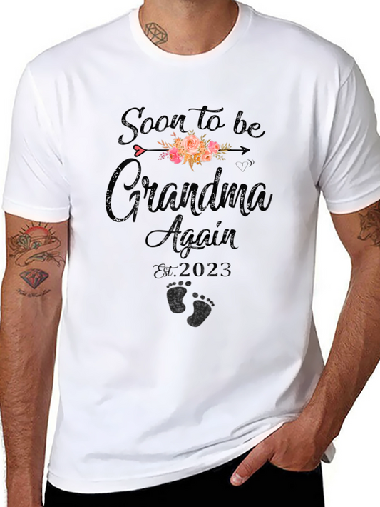 Soon to be Grandma Again Est 2023 T-Shirt