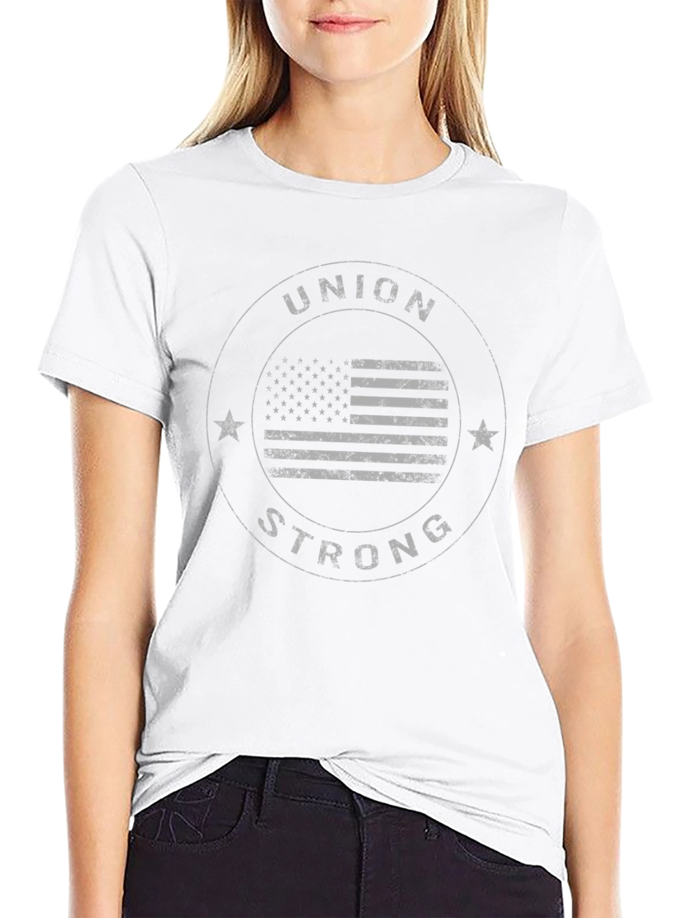 Union Strong American Flag Graphic Tee