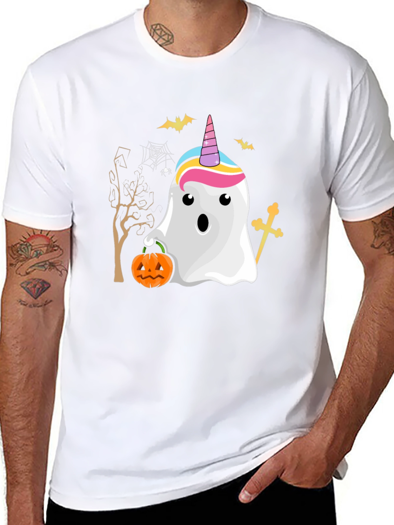 Halloween Ghost Unicorn T-Shirt