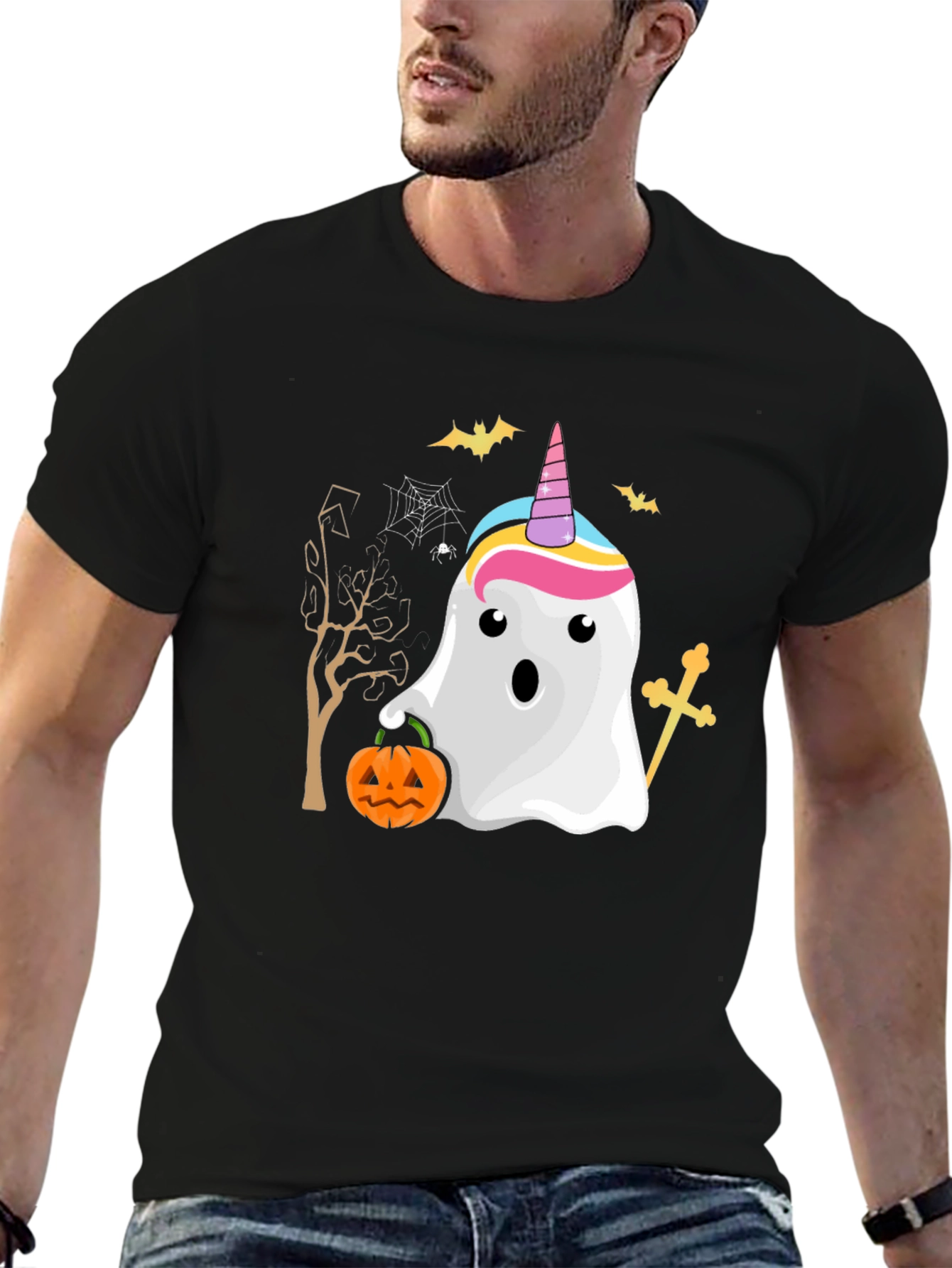 Halloween Ghost Unicorn T-Shirt
