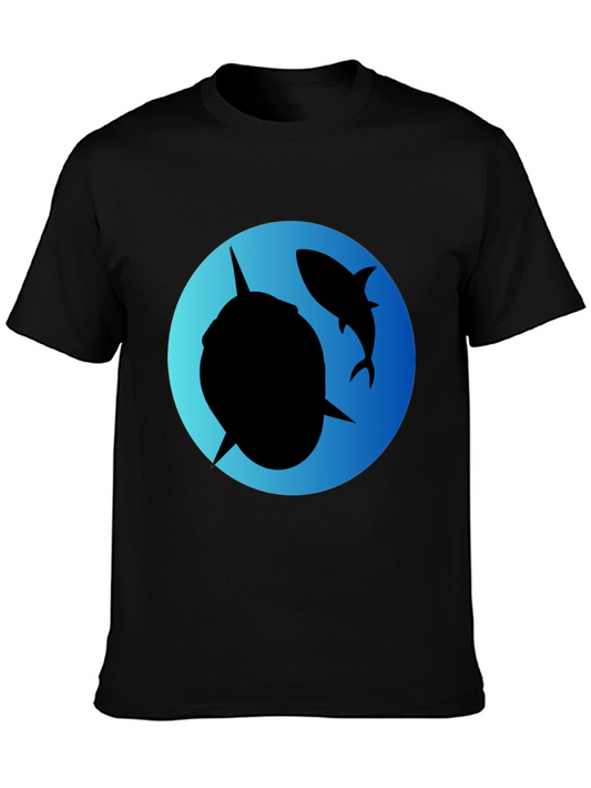 Shark Silhouette Graphic Tee