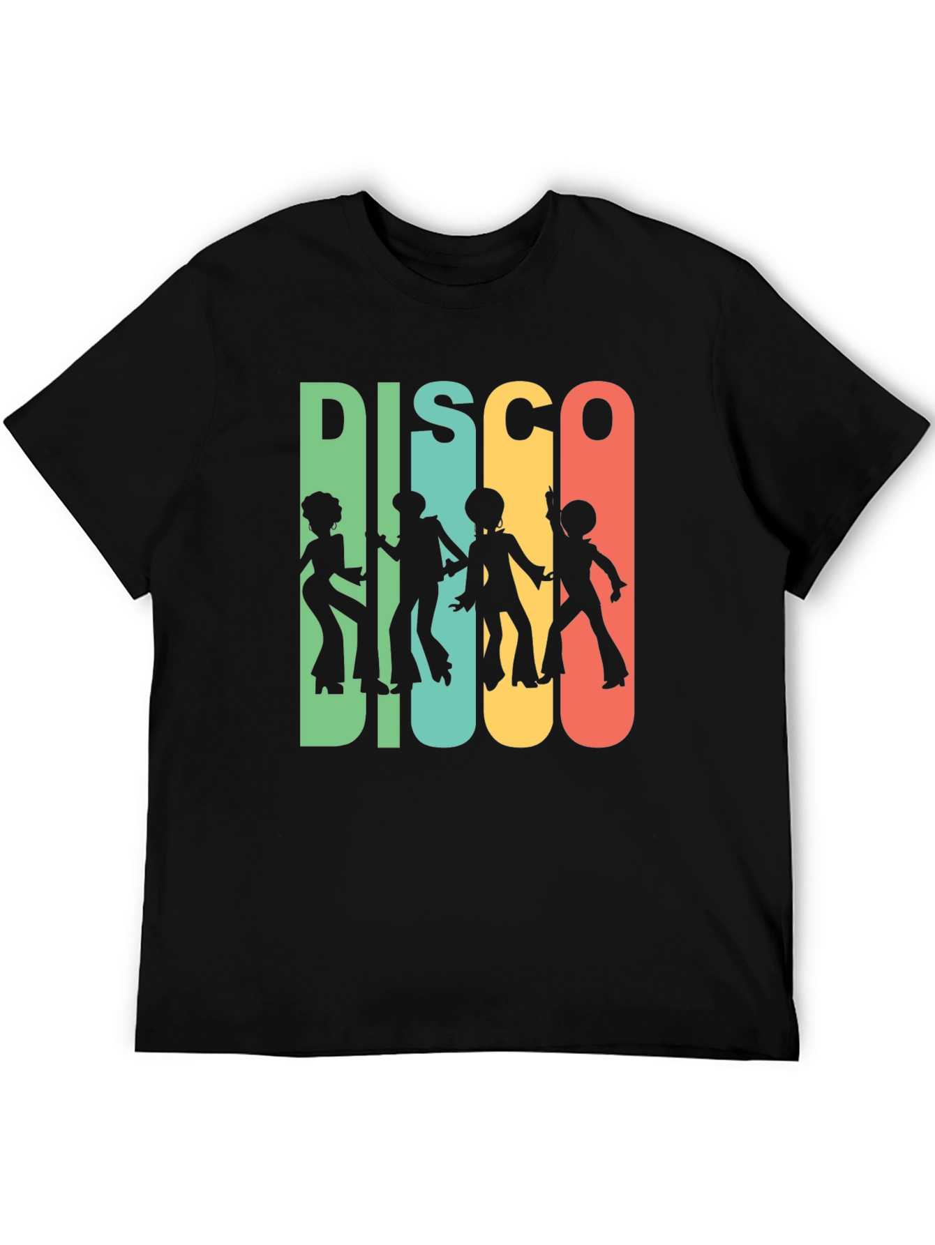 Retro Disco Silhouette Graphic Tee