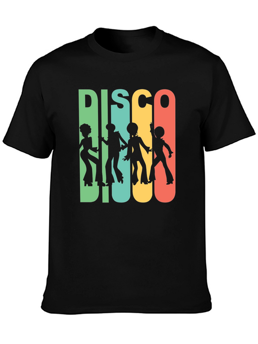 Retro Disco Silhouette Graphic Tee