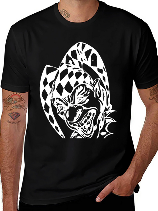 Clown Graphic Black Tee