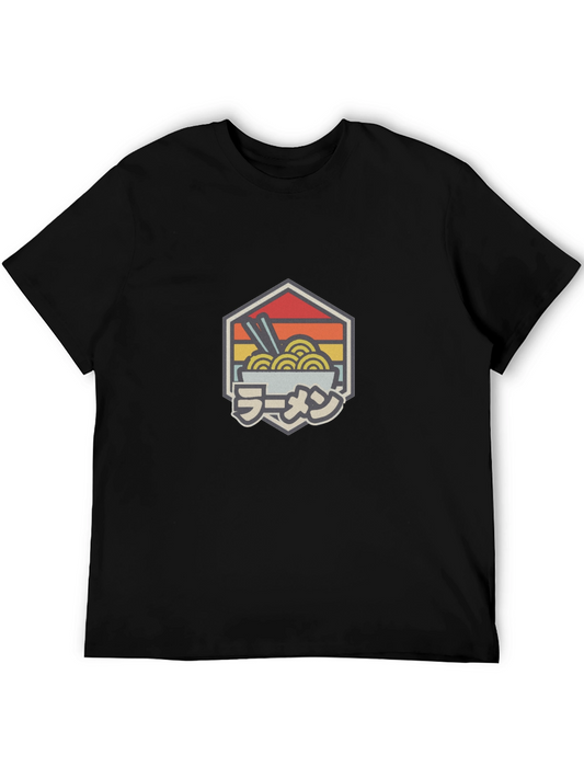 Ramen Bowl Retro Graphic T-Shirt